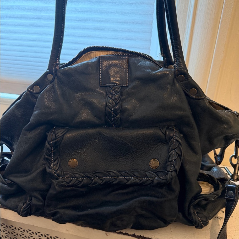 Not Rational Black Leather Bag - Picture 2 of 7